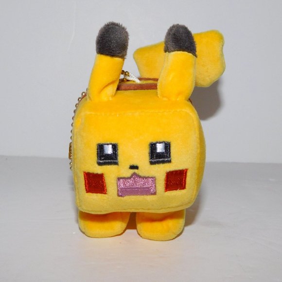 Pokemon Quest Pikachu 3.5" Plush Toy Keychain - Picture 1 of 4